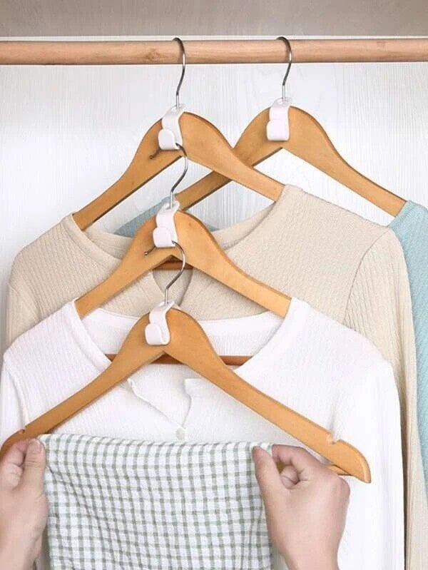 đ„Space-Saving Clothes Hanger Connector Hooks