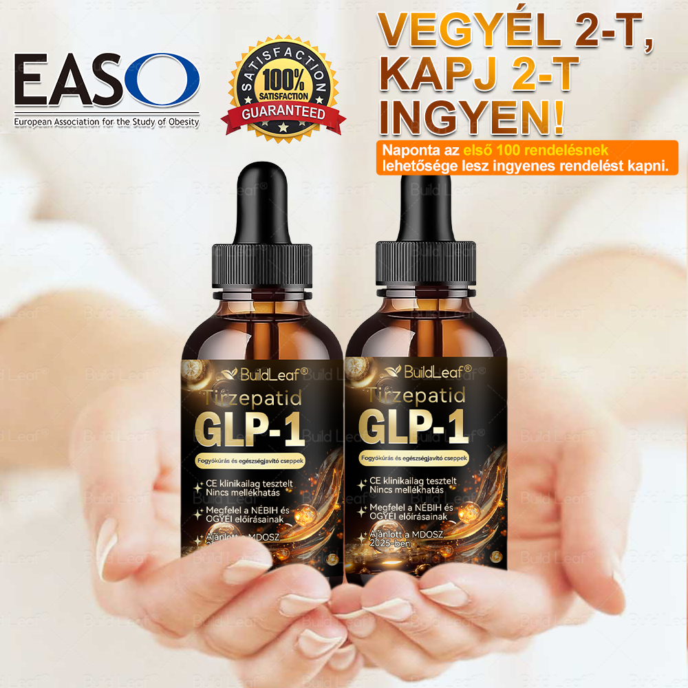 👩⚕️A Mayo Clinic által ajánlott | Hivatalos üzlet | BuildLeaf® GLP-1 Moringa Fogyókúrás és Egészségfokozó cseppek 🔥 (Élelmiszer-minőségű zsírégető – Az Obesity Society fejlesztése)