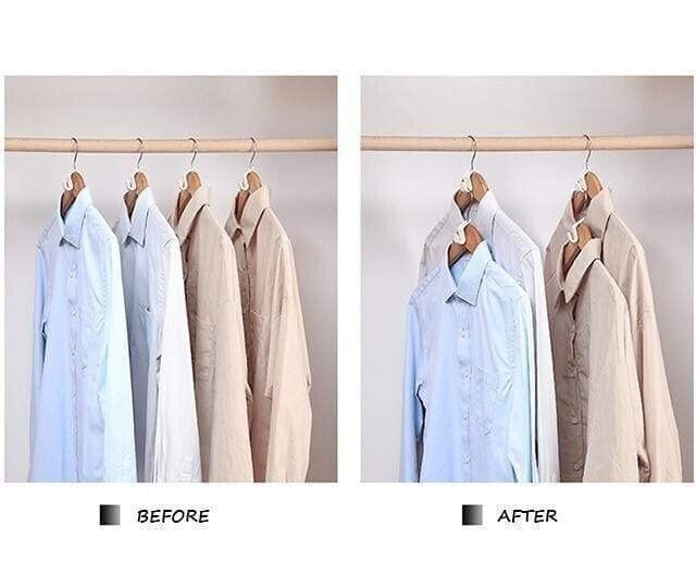 đ„Space-Saving Clothes Hanger Connector Hooks