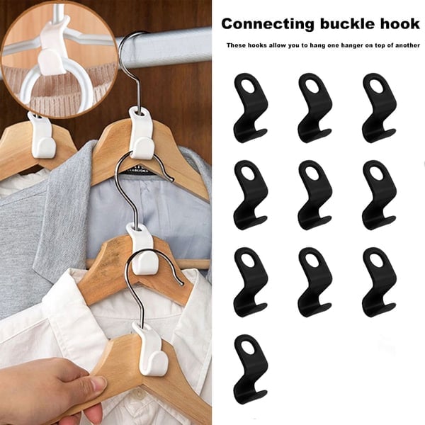 đ„Space-Saving Clothes Hanger Connector Hooks